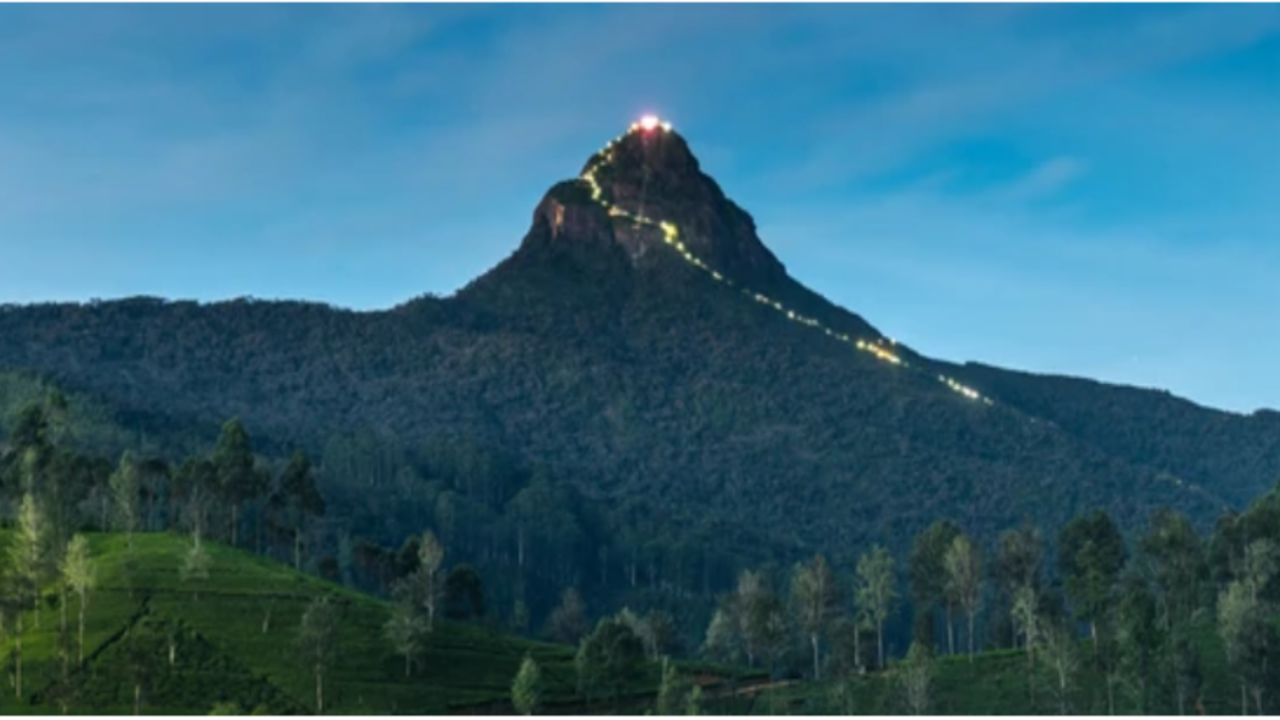Sri Pada / Adam’s Peak Mountain in Sri Lanka